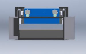 Freno de prensa híbrido CNC / Freno de prensa híbrido 125T4000