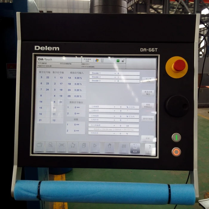 DELEM DA66T Touch screen CNC Pressbrakes controller