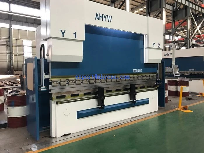 AHYW Yawei 500T4m  cnc sheet  metal bending machine delem da58t touch screen china suppliers