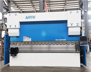 China AHYW Yawei 320T4000 CNC Prensa plegadora DA53T